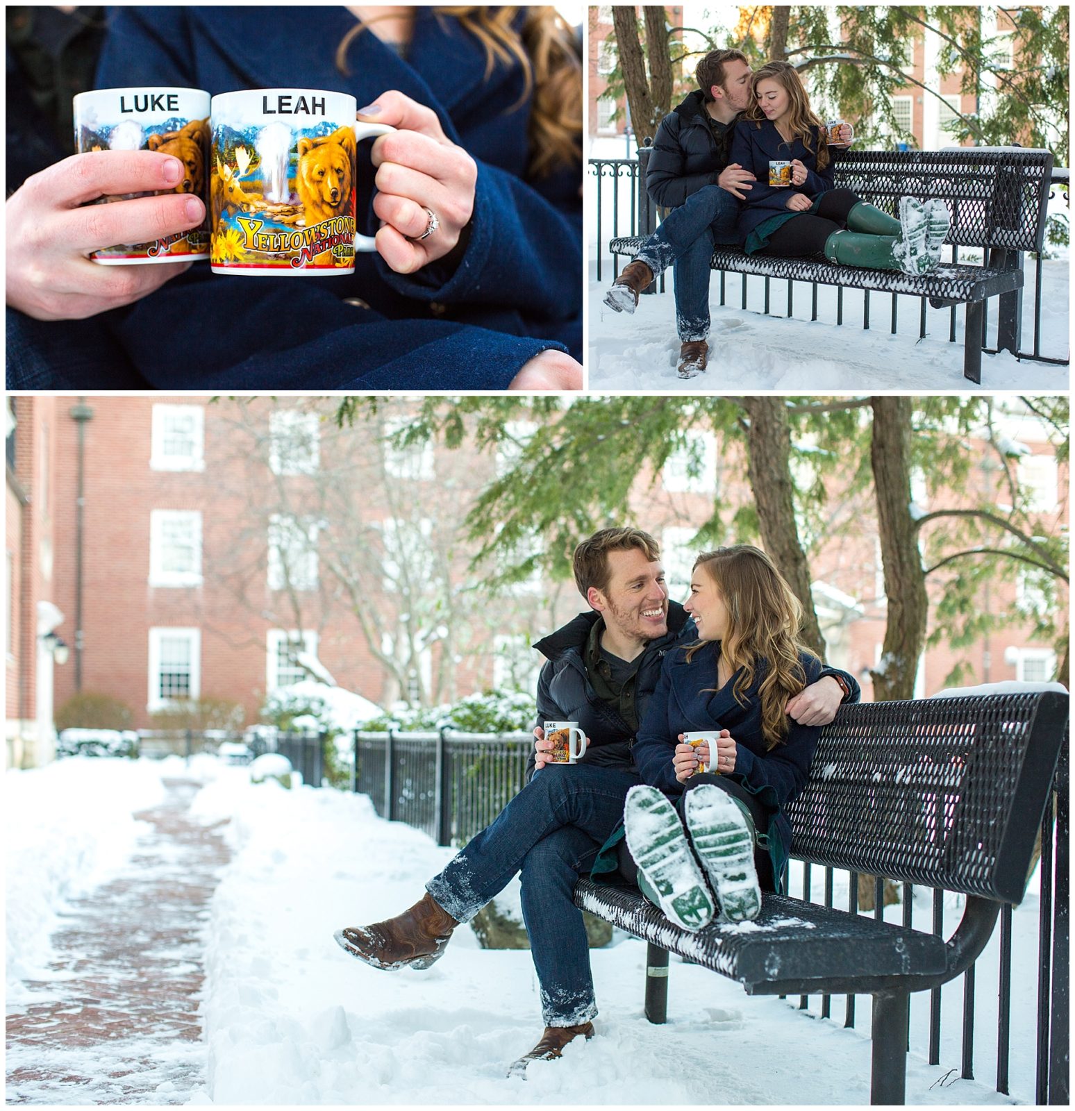 Winter Engagement Session in the Snow in Lexington, Kentucky_0003