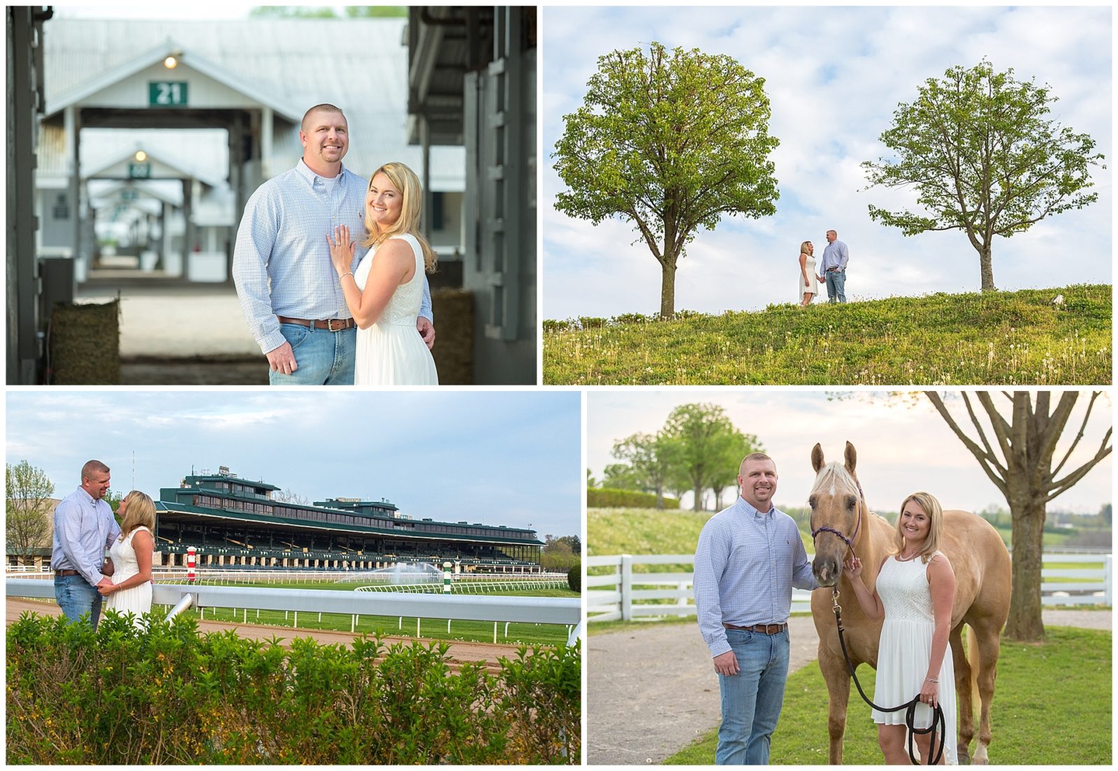 Spring Engagement Photos at Keeneland in Lexington, KY_0007