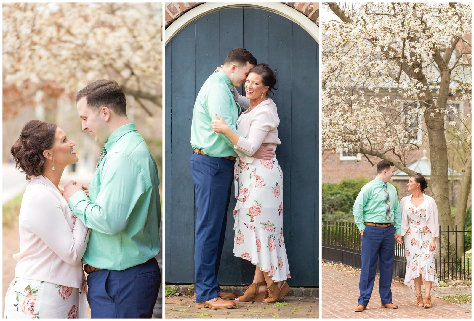 Spring engagement session in Downtown in Lexington, Kentucky.