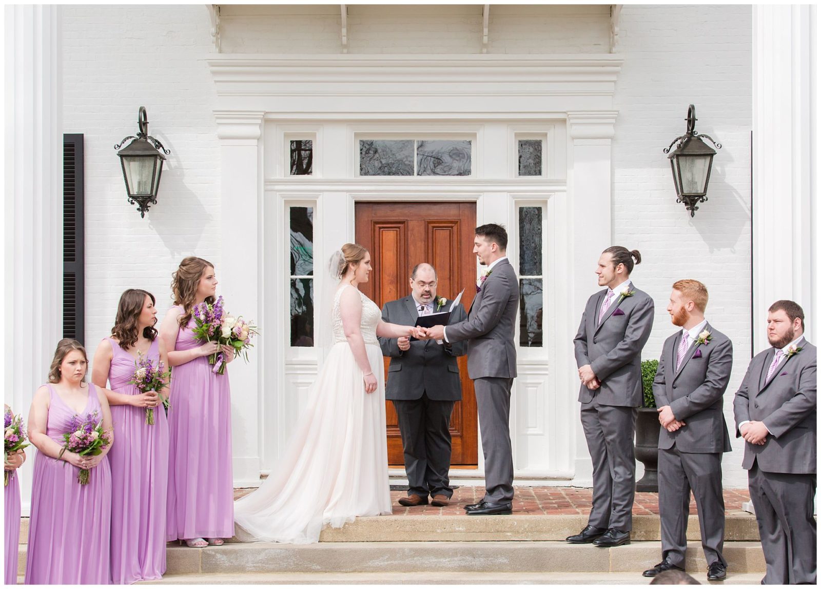 Wedding Ceremony Photos at Ashford Acres Inn in Cynthiana, Kentucky.