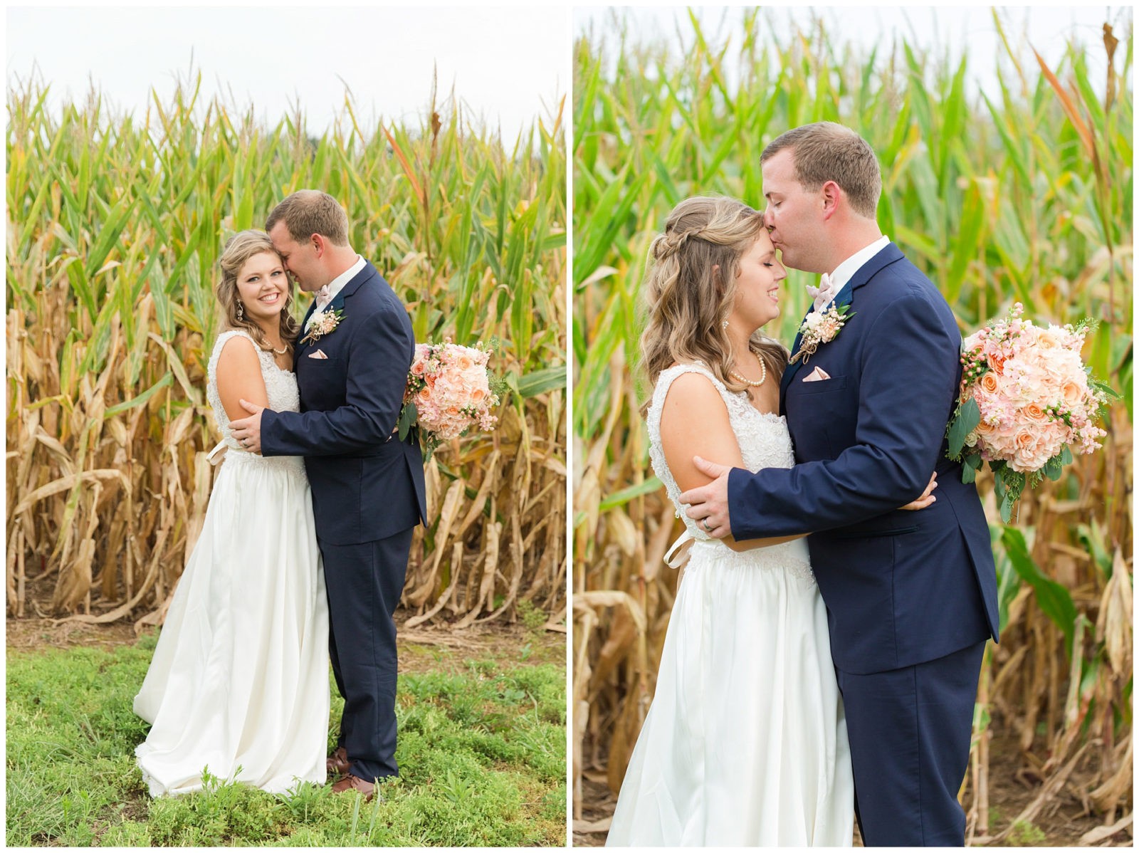 Bride and Groom Wedding Photos at the Barn at McCall Springs in Lawrenceburg, Kentucky.