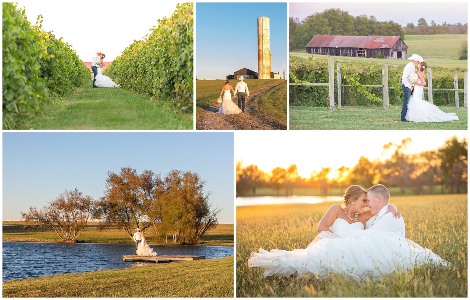 Talon Winery a 300-acre winery nestled amongst some of Lexington Kentucky's finest horse farms offers a variety of rustic, country spaces for your upcoming wedding. Photo by Kevin and Anna Photography www.kevinandannaweddings.com