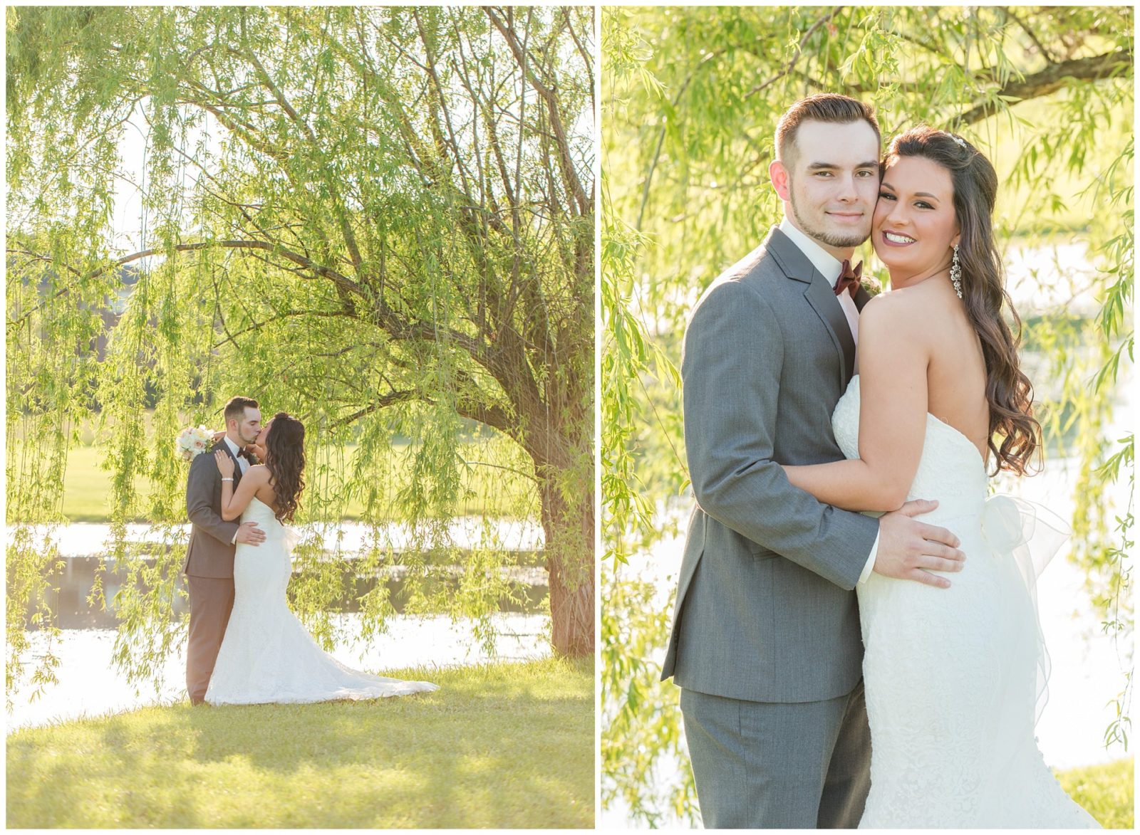 Bride and groom wedding photos at Champion Trace Golf Club in Nicholasville, KY