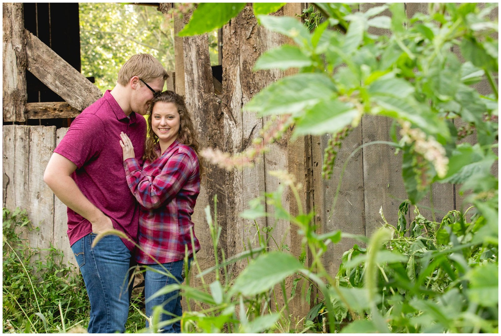 Engagement session in Mount Sterling, Kentucky.