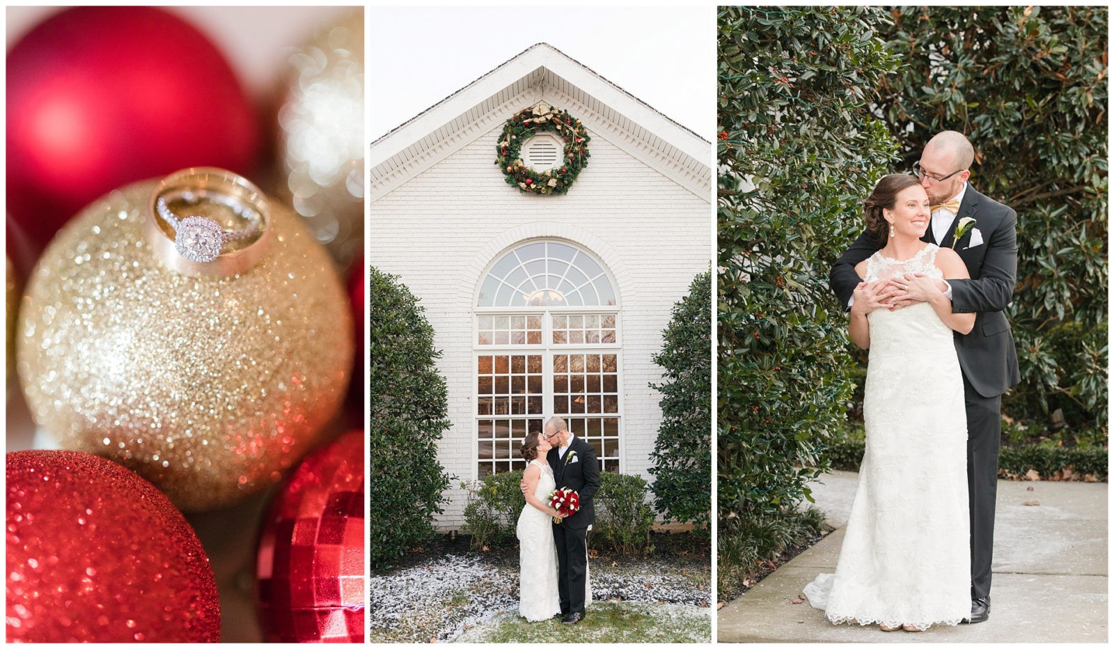 Christmas themed wedding at the Signature Club of Lansdowne in Lexington, Kentucky