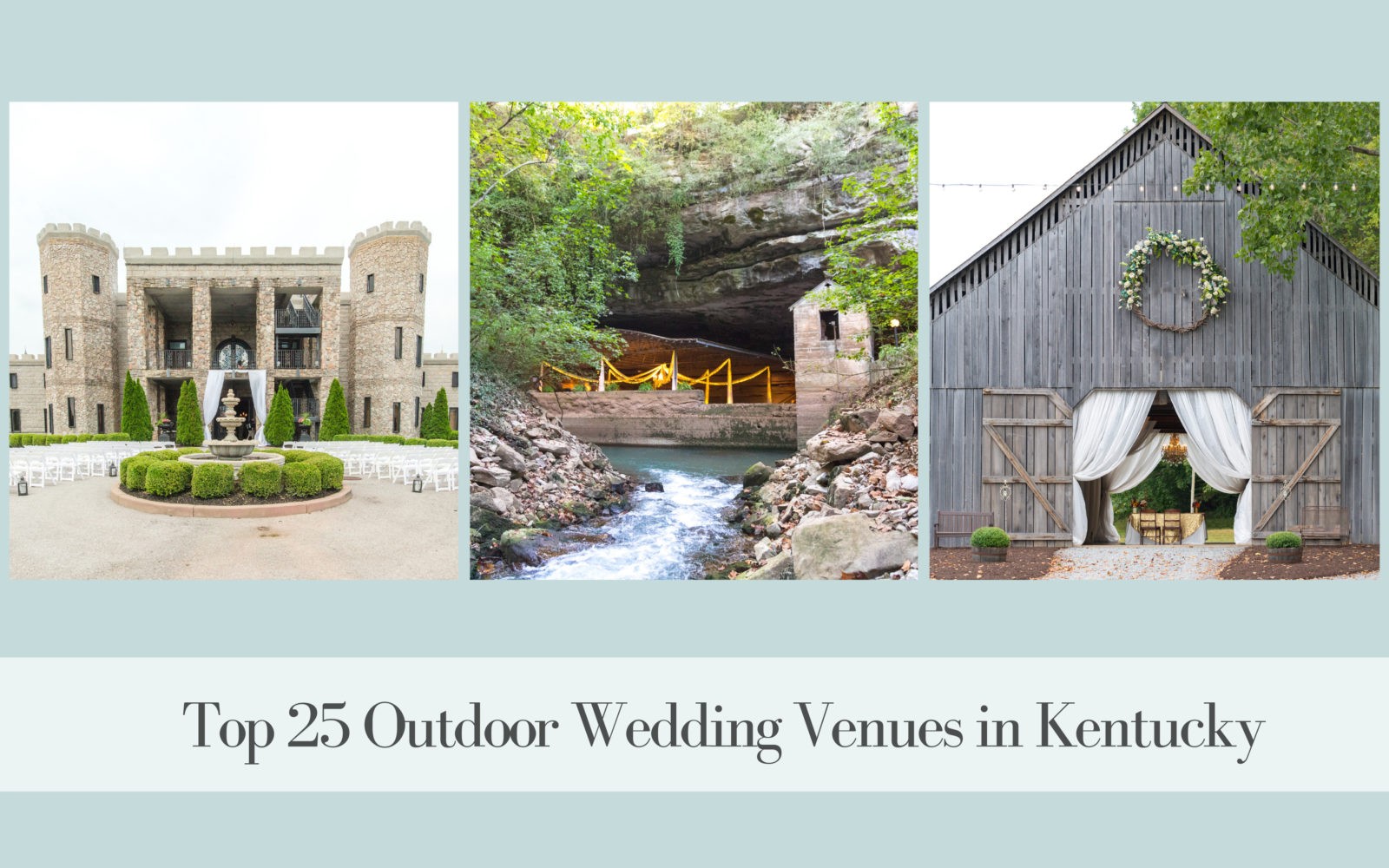 Top 25 Outdoor Wedding Venues In Kentucky