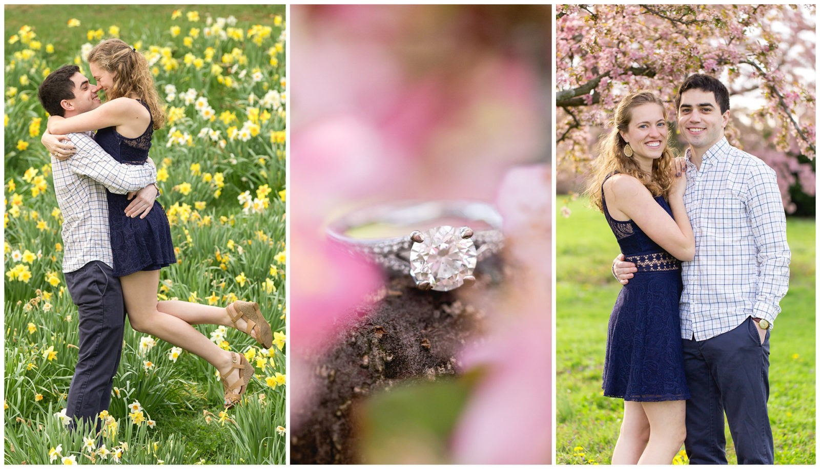 Spring engagement session at the Arboretum in Lexington, KY
