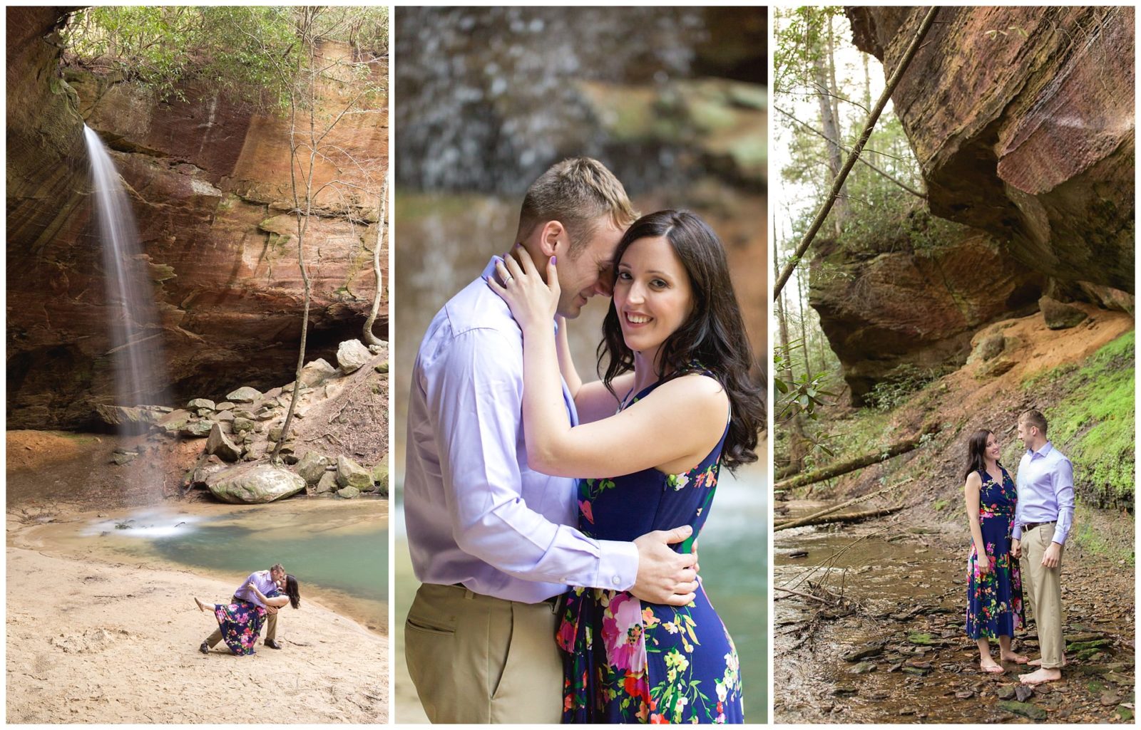 Engagement Session at Copperas Falls Red River Gorge.