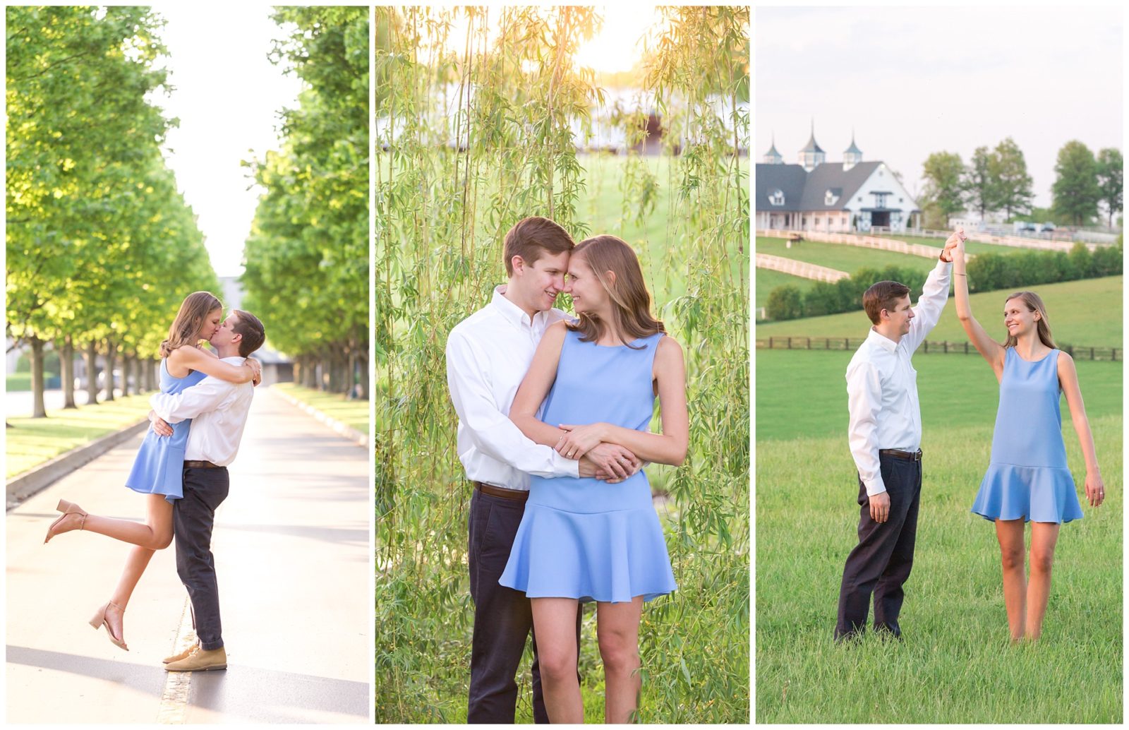 May Engagement Session at Keeneland Racecourse in Lexington, KY
