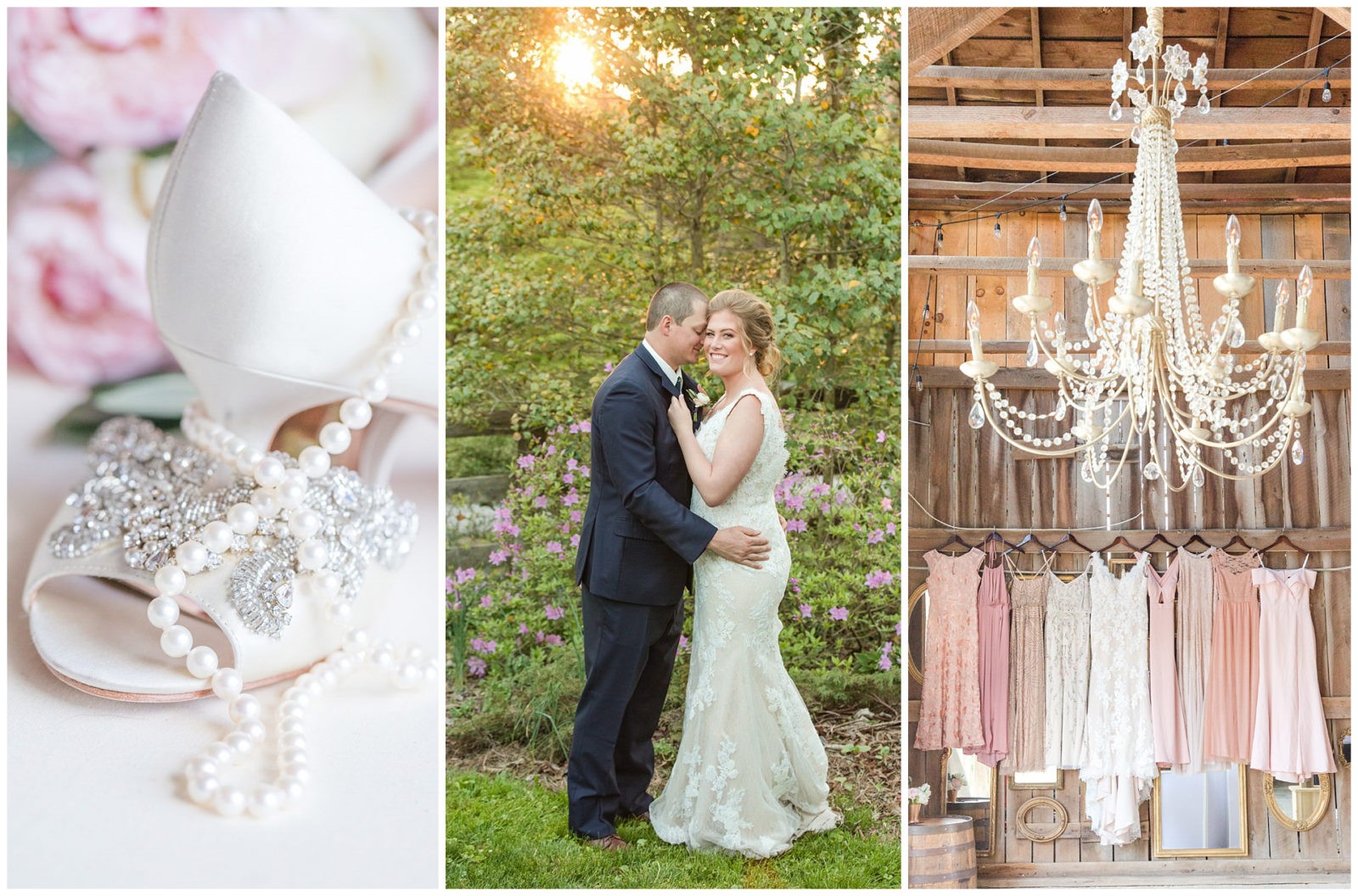 Spring wedding at the Barn at Springhouse Gardens in Nicholasville, KY