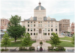 Wedding at Limestone Hall in Lexington, Kentucky.