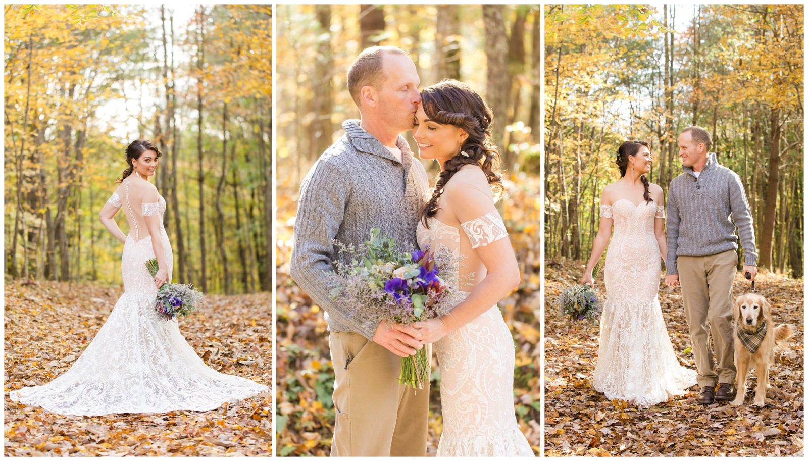 Fall Wedding Photos at Hemlock Springs in the Red River Gorge.