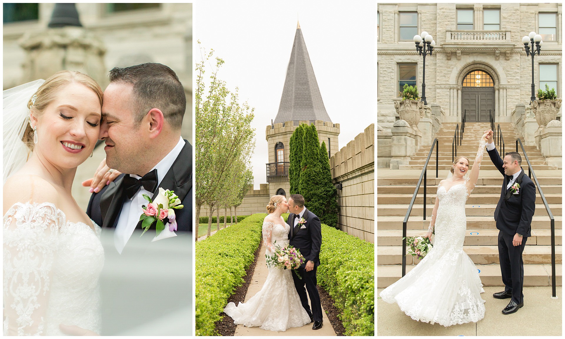 Wedding Photos at the Kentucky Castle and Limestone Hall