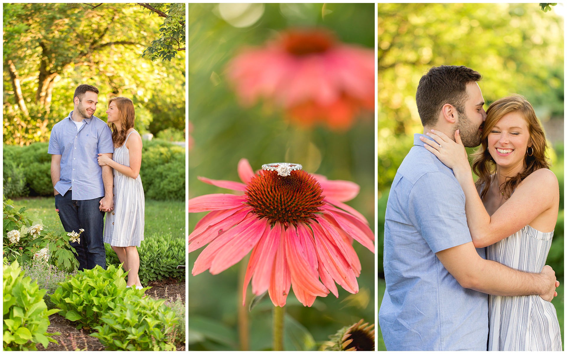Engagement Session at Triangle Park and The Arboretum