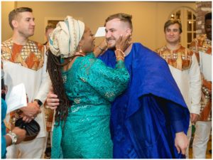 Traditional Nigerian wedding ceremony at the Livery in Downtown Lexington, Kentucky