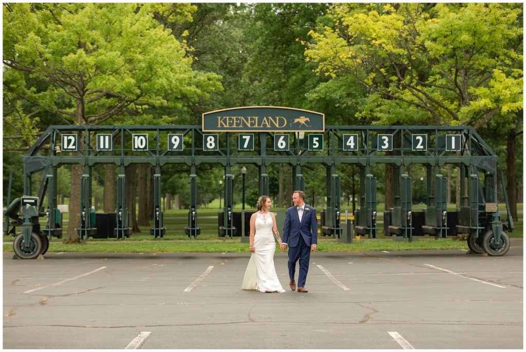 Outdoor Summer Brunch Wedding at Keeneland Racecourse in