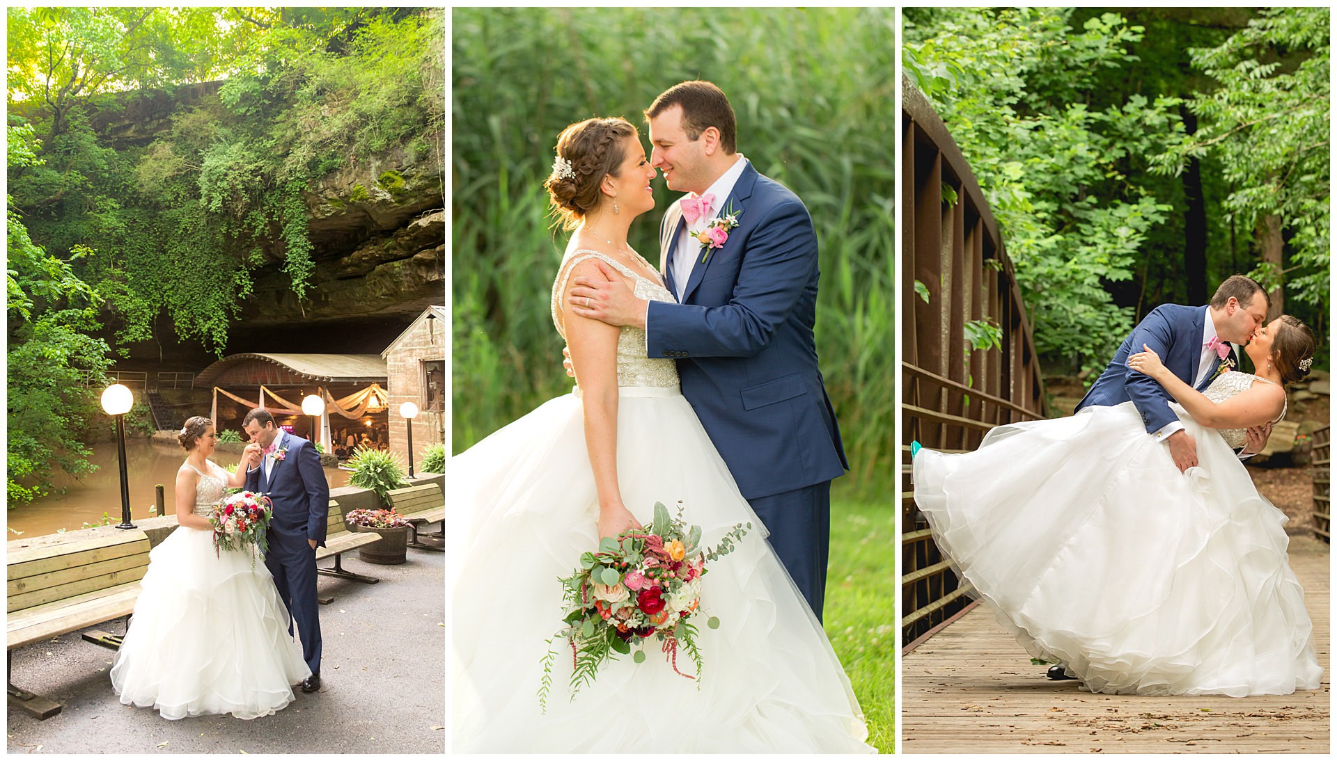 Wedding at Lost River Cave in Bowling Green, Kentucky