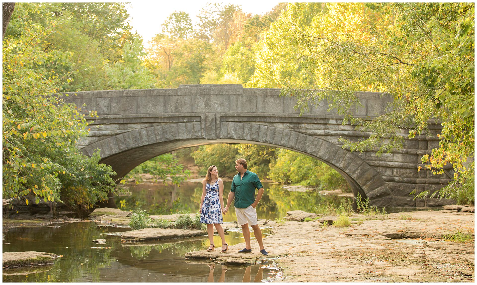 Engagement Session at Cherokee Park in downtown Louisville, Kentucky.