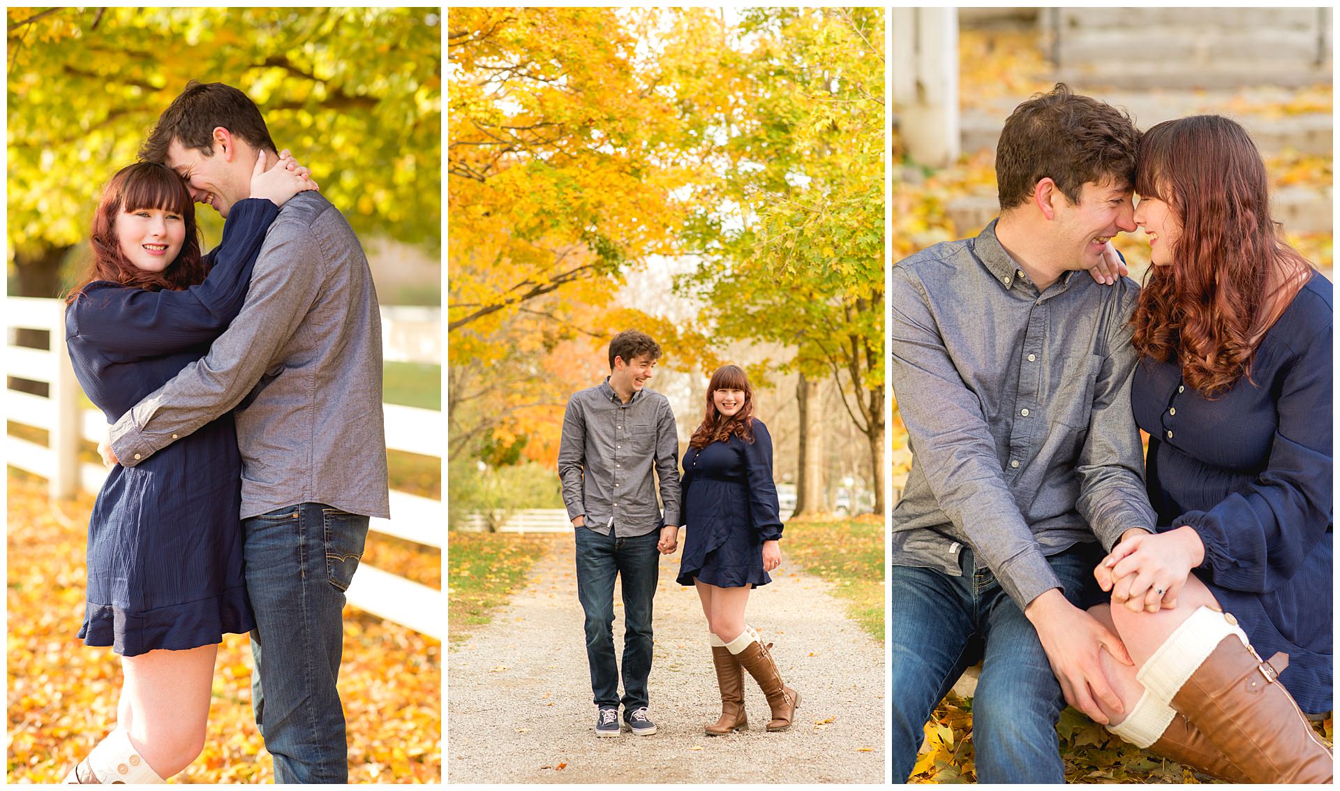 Fall Engagement Session at Shaker Village
