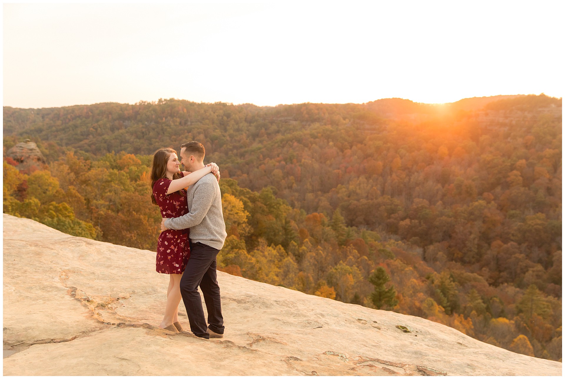 Fall Red River Gorge Engagement Session