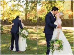 Bride and Groom wedding photos on a Golf Course at The Marriott Griffin Gate in Lexington, Kentucky