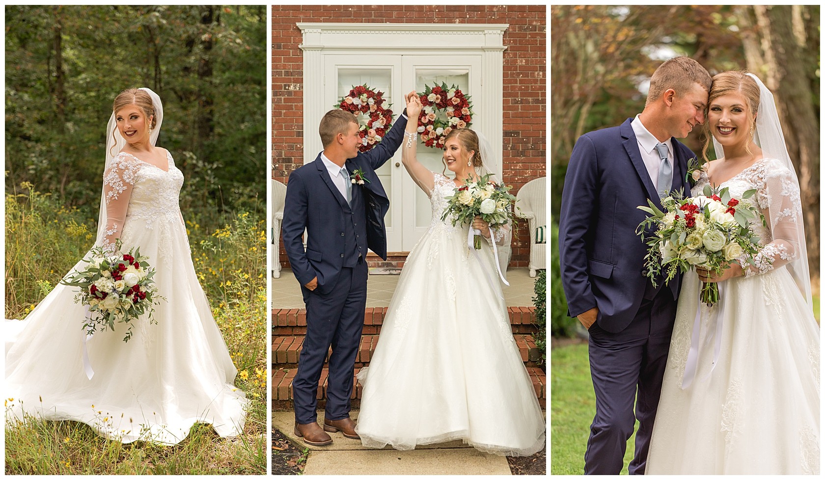 Outdoor Wedding on a farm in Kentucky by Wedding Photographers
